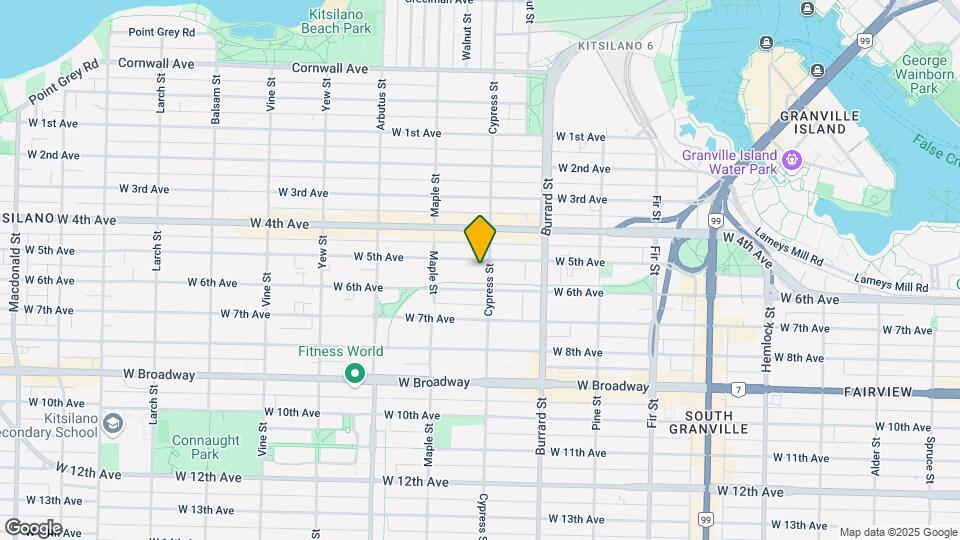 2115 Cypress St Map and Location Details