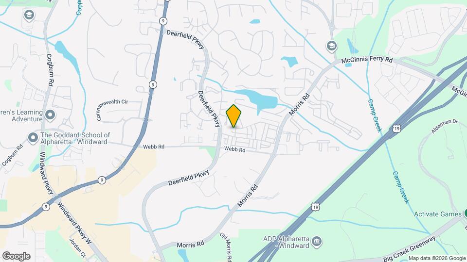 2100 Greencrest Cir Map and Location Details