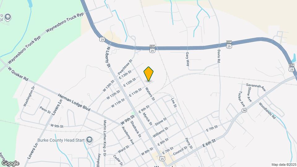 203 E 11th St Map and Location Details