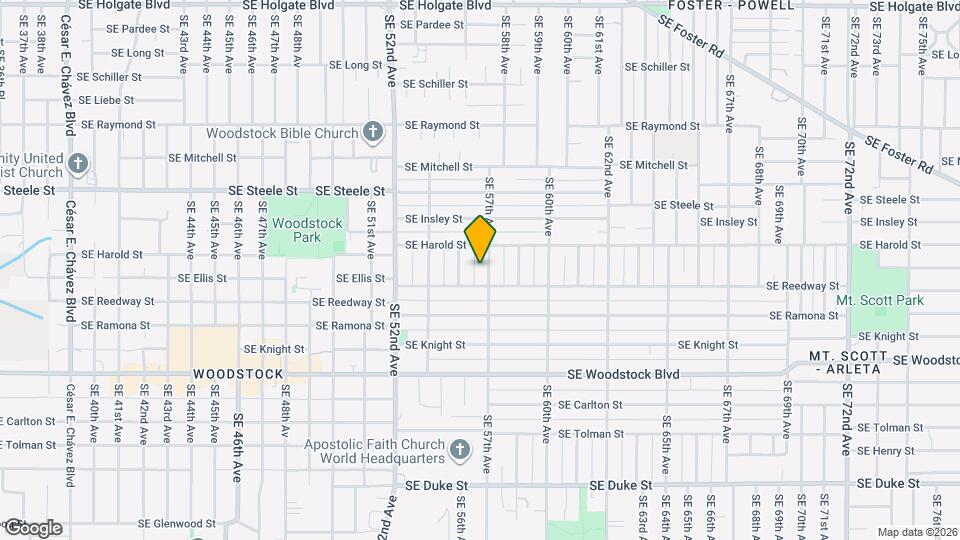 5591 SE 57th Ave Mapa y Detalles de la Ubicación