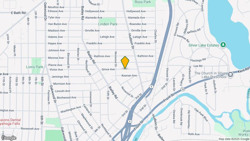 454 Grove Ave Map and Location Details