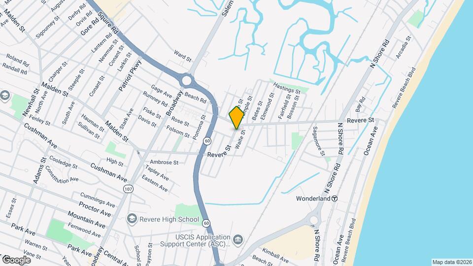 255 Revere St Map and Location Details