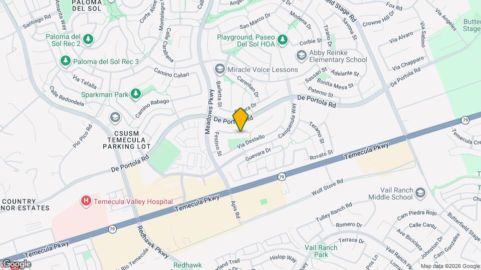 32419 Pensador St Map and Location Details