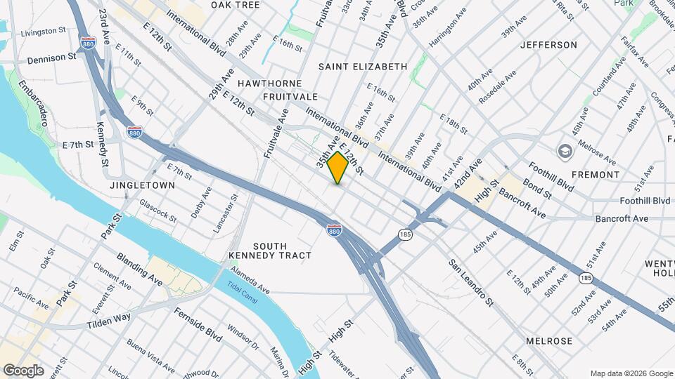 3619-3619 San Leandro St Map and Location Details