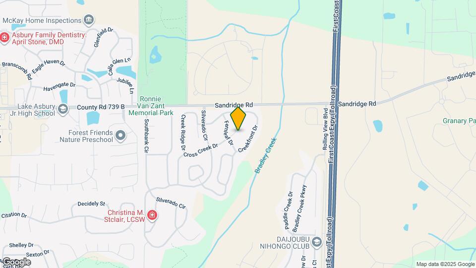 2727 Cross Creek Dr Map and Location Details