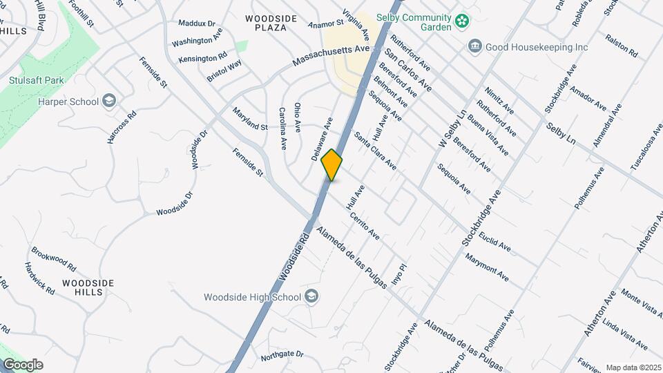 1963 Woodside Rd Mapa y Detalles de la Ubicación