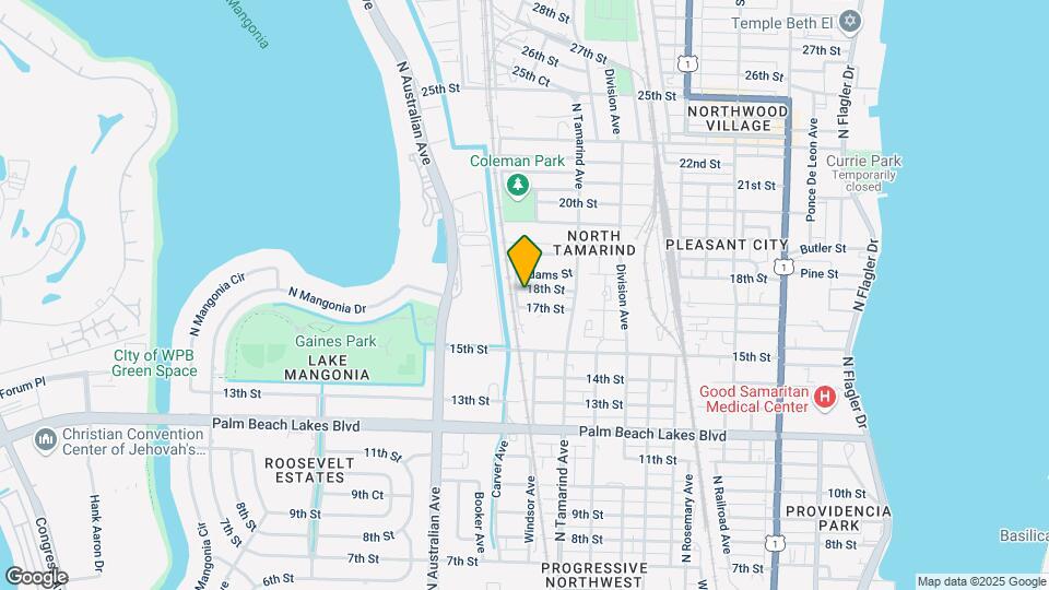 1106 18th St Map and Location Details