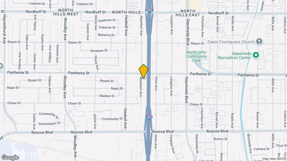 8636 Aqueduct Ave Map and Location Details