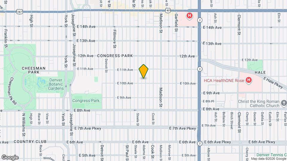 1011 Adams St Mapa y Detalles de la Ubicación