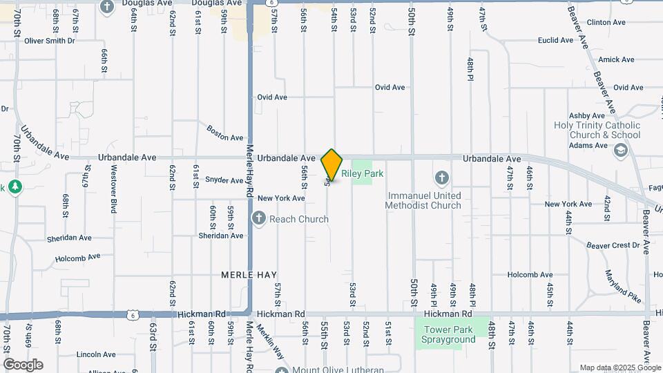 2905 54th St Mapa y Detalles de la Ubicación