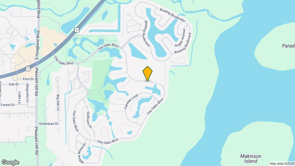 2298 The Oaks Blvd Map and Location Details