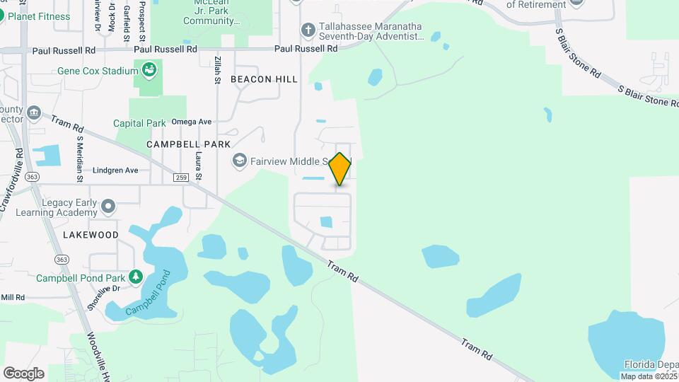 551 Brooke Hampton Dr Map and Location Details