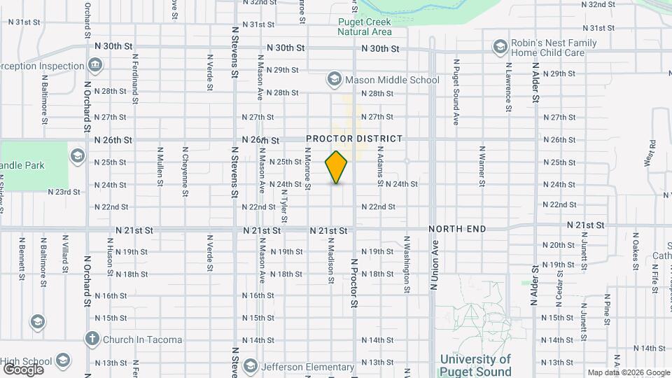 2215 N Madison St Map and Location Details