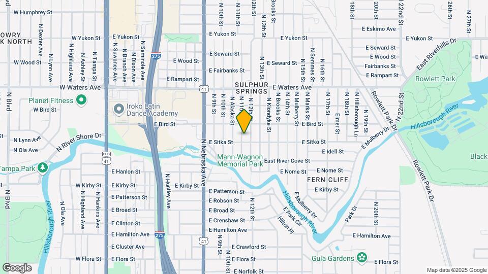 8107 N 11th St Map and Location Details
