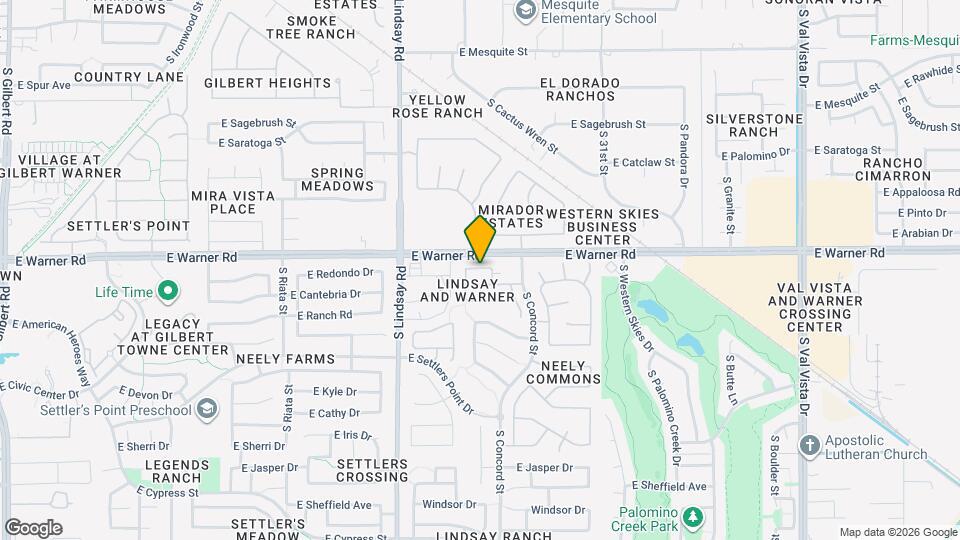 961 E Redondo Dr Map and Location Details