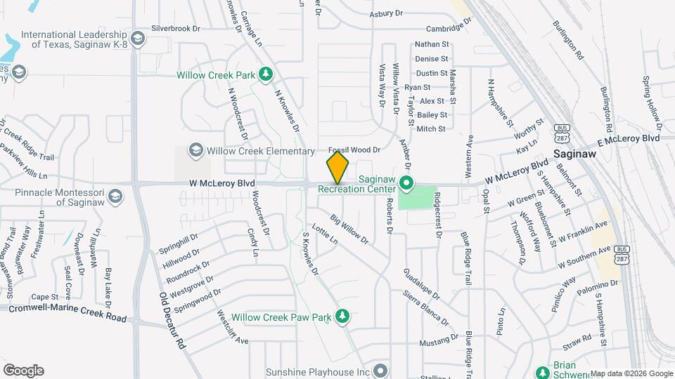 804 Willow Wood Dr Map and Location Details