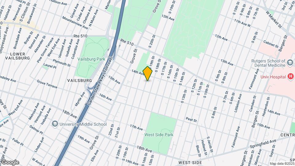 486 S 19th St Map and Location Details