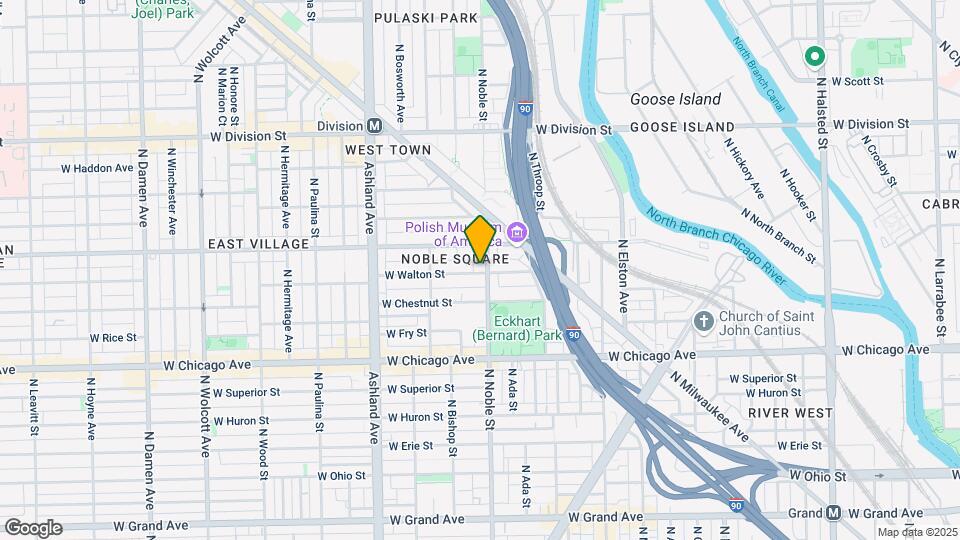 932 N Noble St Map and Location Details
