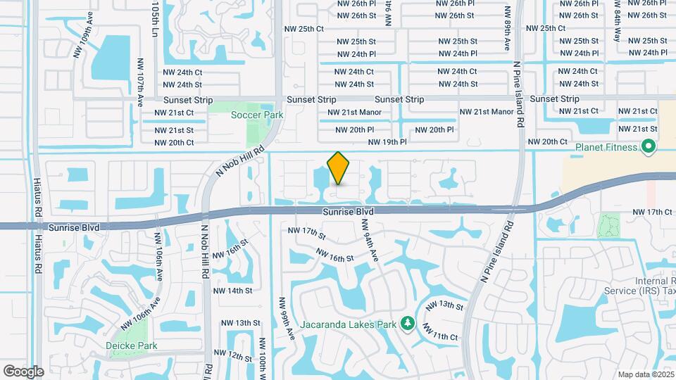 9560 NW 18th Pl Map and Location Details