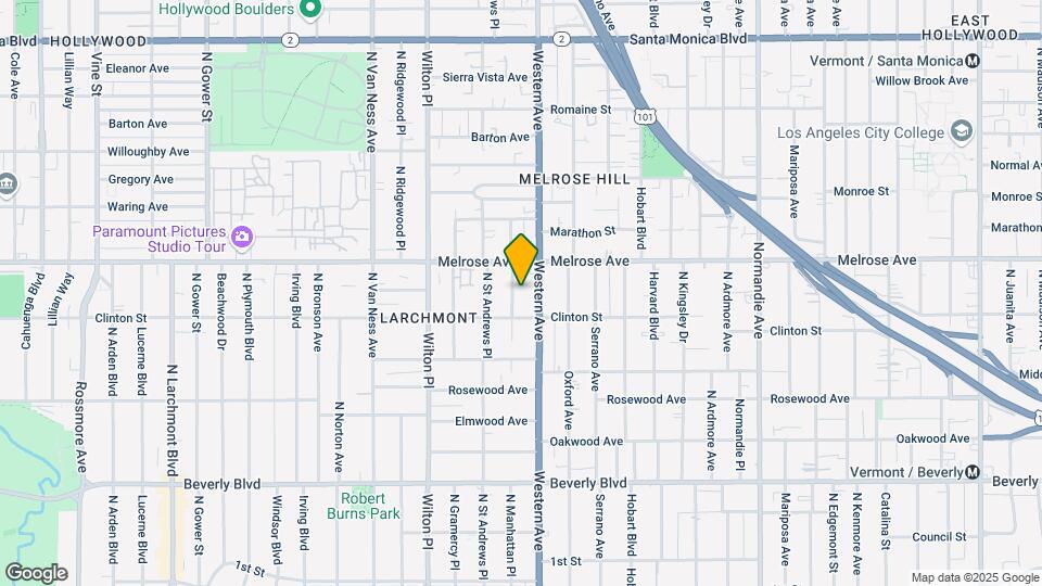 626 Manhattan Pl Map and Location Details