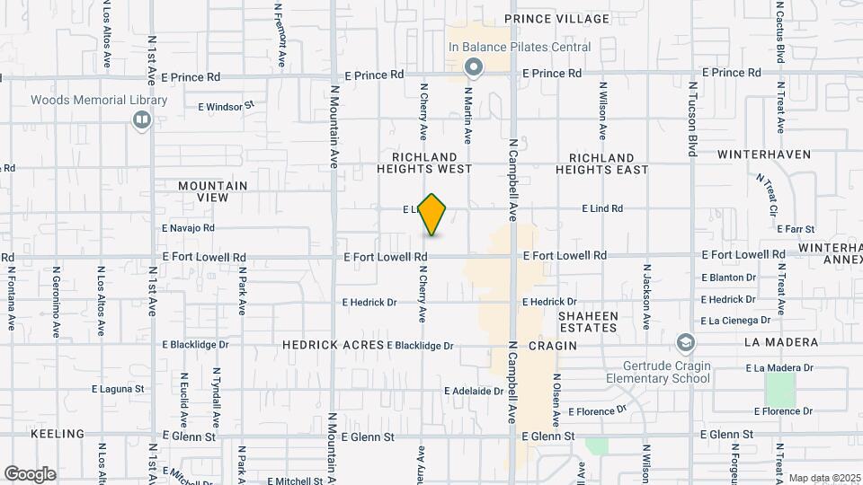 3216 N Cherry Ave Map and Location Details