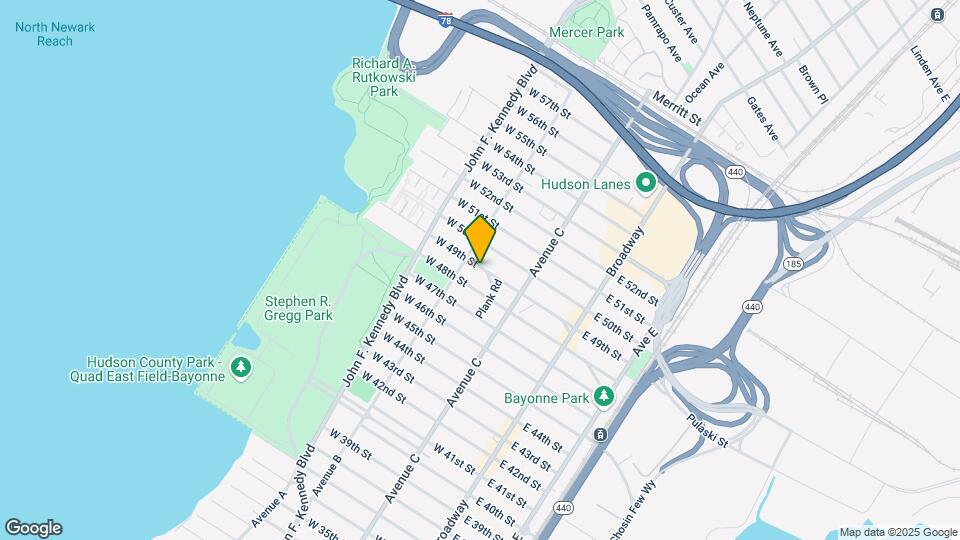 96 W 49th St Map and Location Details
