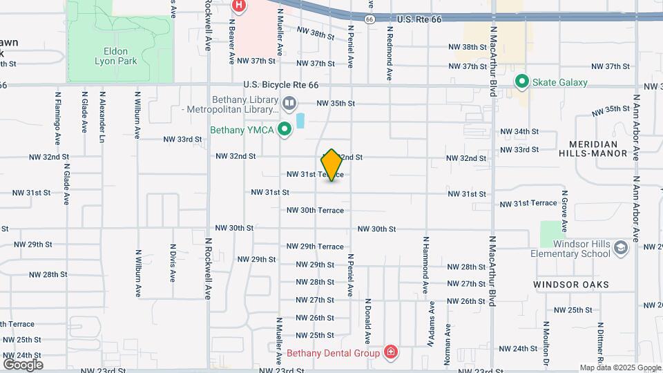 6611 NW 31st St Map and Location Details