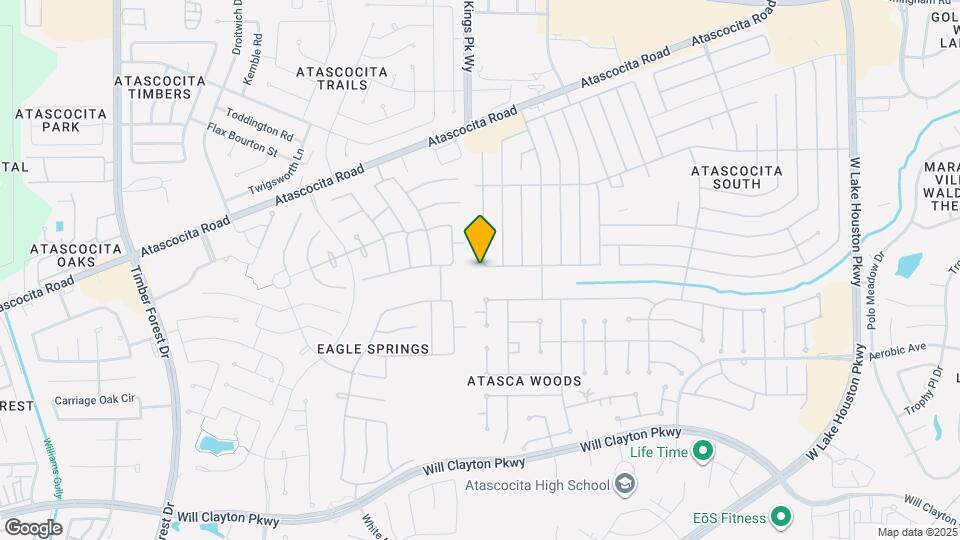 6610 Treeline Dr Map and Location Details