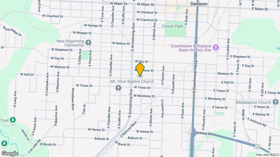 709 W Hull St Map and Location Details