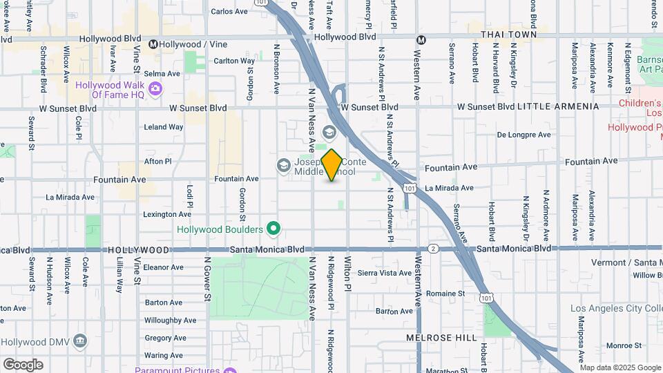 5727 La Mirada Ave Map and Location Details
