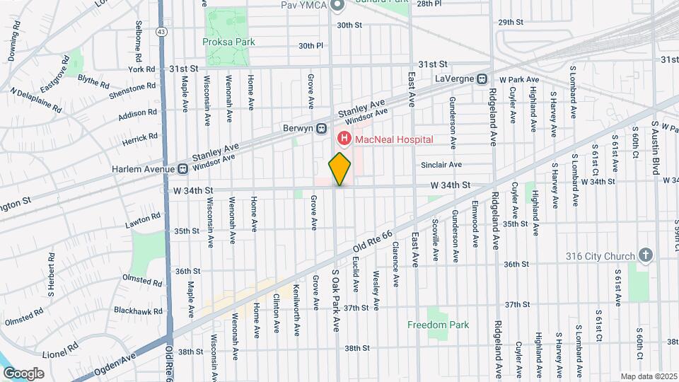 3401 Oak Park Ave Mapa y Detalles de la Ubicación