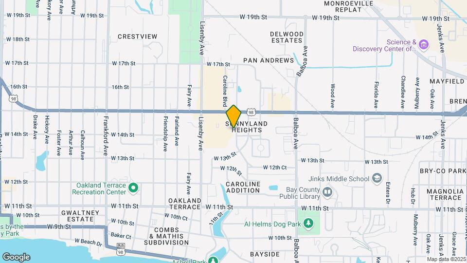 1401 Gulf Ave Map and Location Details