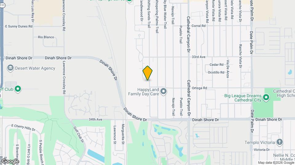 33411 Shifting Sands Trail Map and Location Details