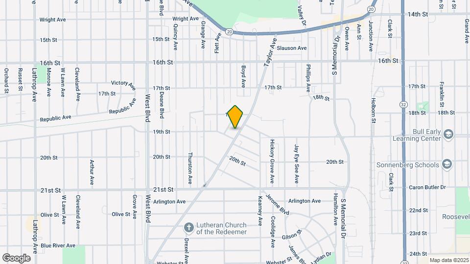 1844 Taylor Ave Map and Location Details