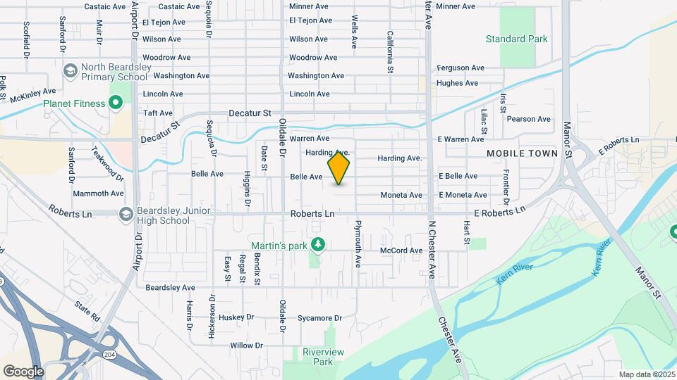 310 Moneta Ave Map and Location Details
