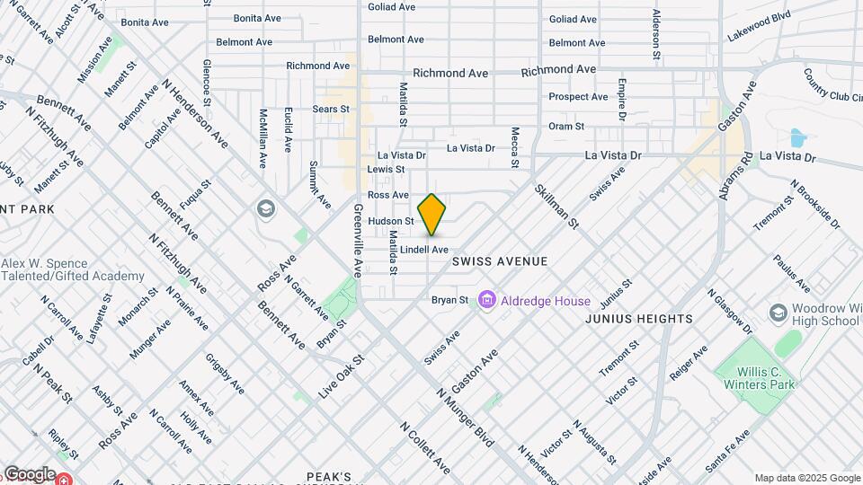5903 Lindell Ave Map and Location Details