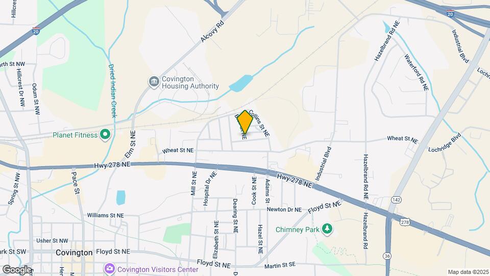 6104 Blair St NE Map and Location Details