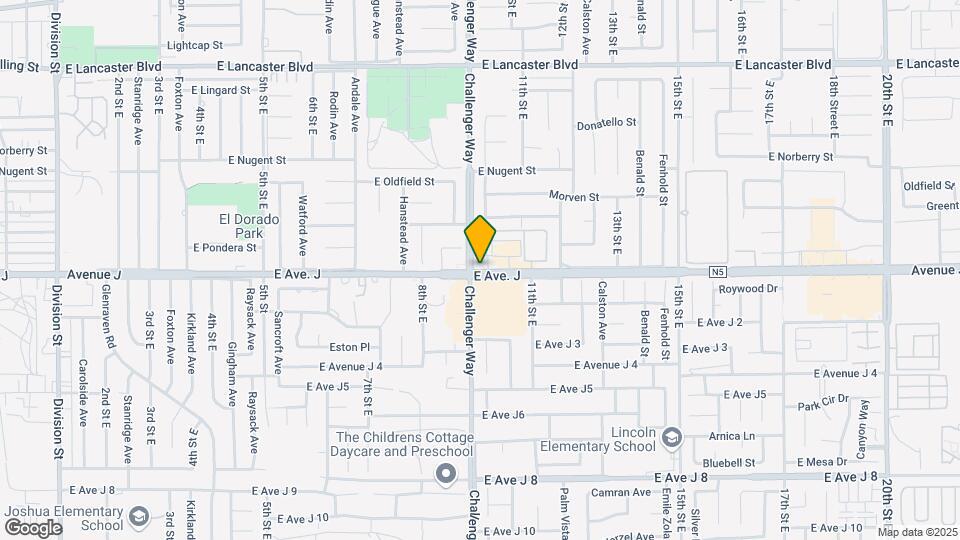 1021 E Ave. J Mapa y Detalles de la Ubicación