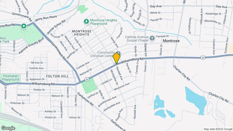 2201 Williamsburg Rd Map and Location Details