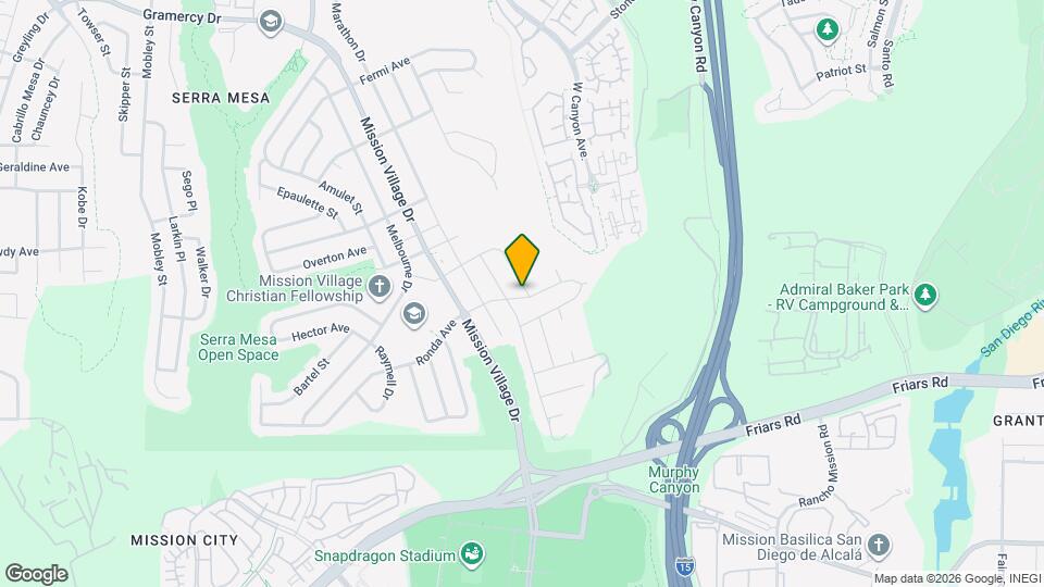 2604 Palace Dr Map and Location Details