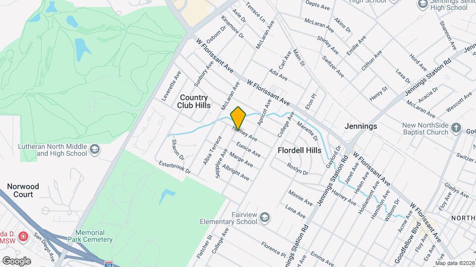 5640 Sapphire Ave Map and Location Details