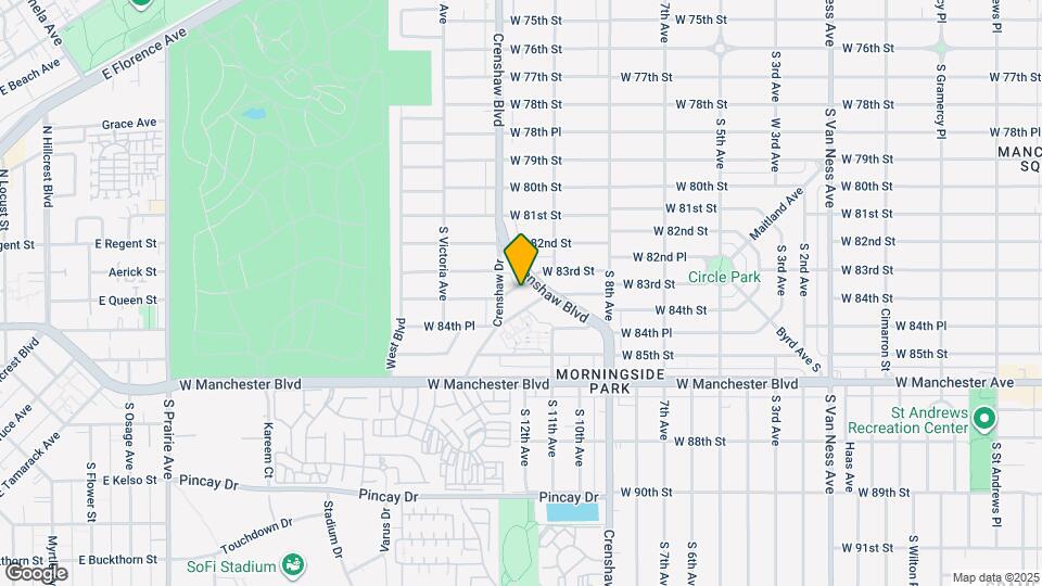 3338 W 83rd St Map and Location Details