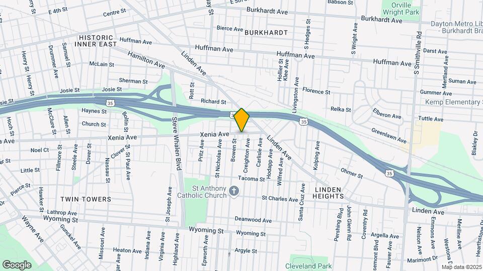 1616 Xenia Ave, Unit 1616 Xenia Ave - Lower Map and Location Details