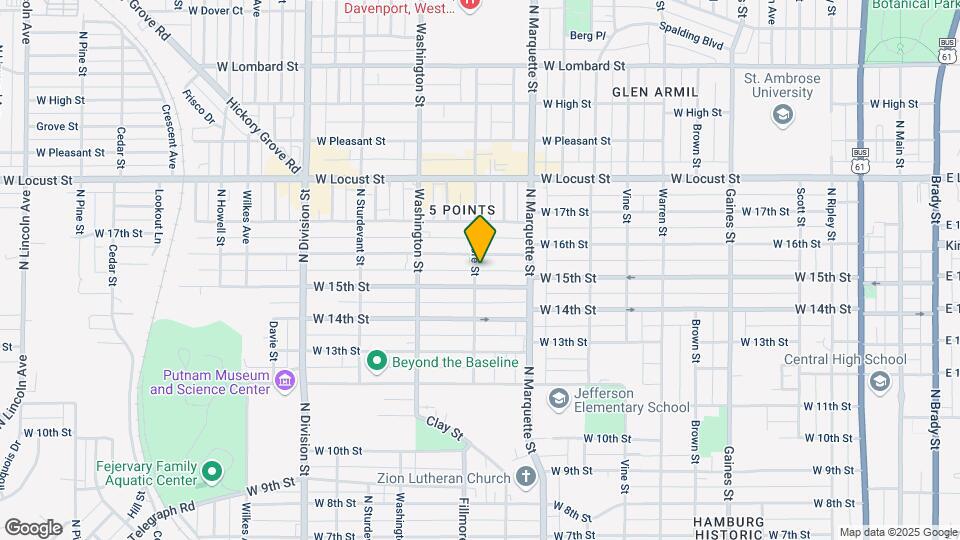 1517 Fillmore St Mapa y Detalles de la Ubicación