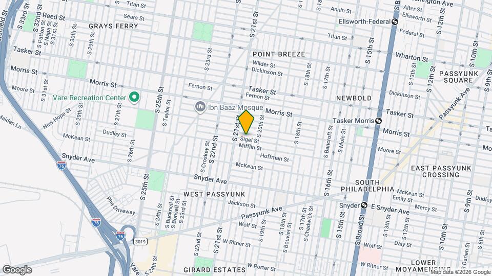 2039 Sigel St Map and Location Details