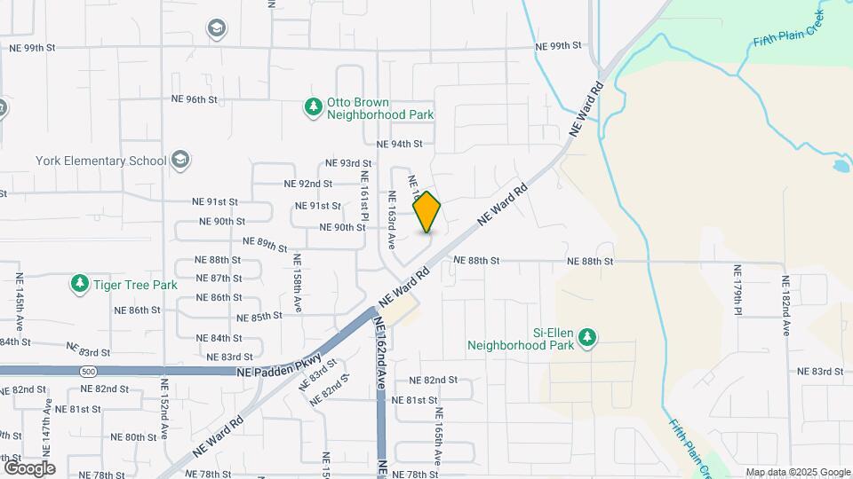 8818 NE 164th Ave Map and Location Details