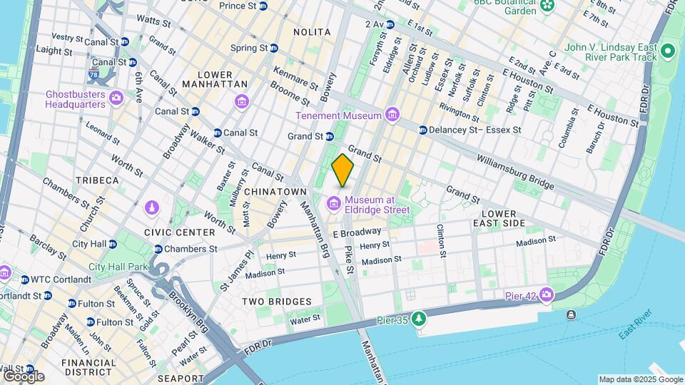 42 Eldridge St Map and Location Details