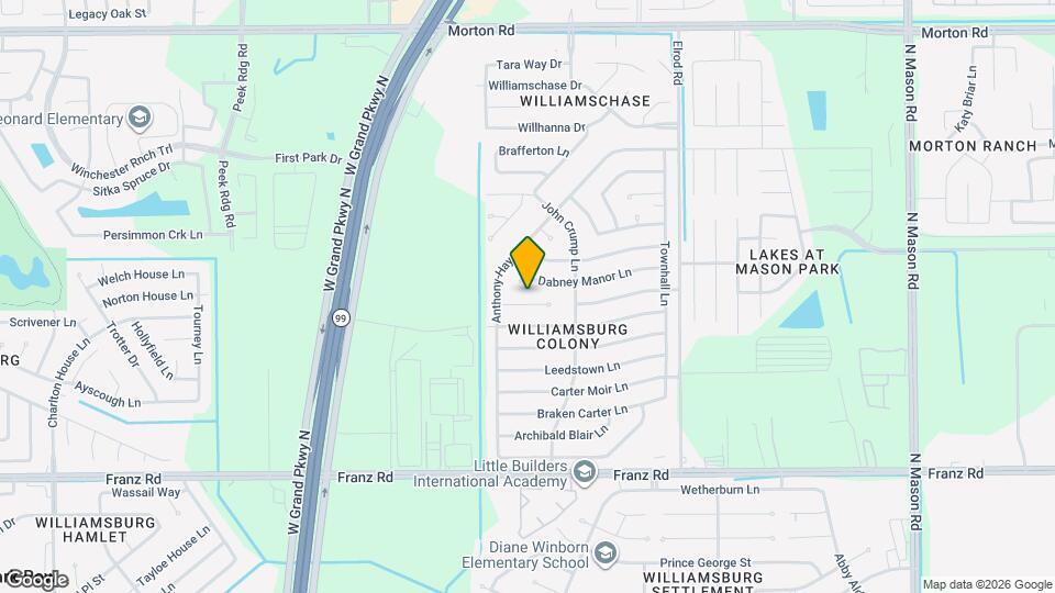 22822 Capitol Landing Ln Map and Location Details