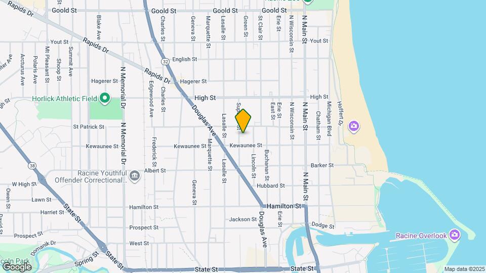 1519 Superior St Map and Location Details