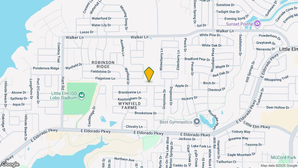 1595 Thornhill Ln Map and Location Details